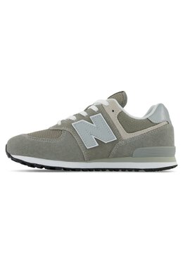 New Balance: Белые кроссовки  574