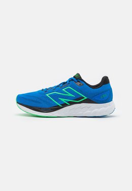 New Balance: Голубые кроссовки 