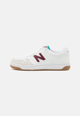 New Balance: Белые кроссовки 