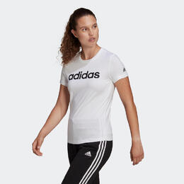 Adidas: Белая футболка 