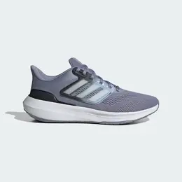 adidas: Серебристые кроссовки 