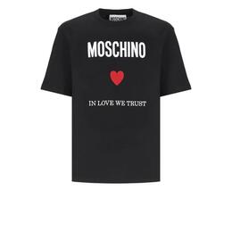 Moschino: Чёрная футболка 