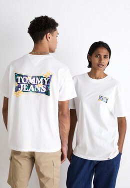 Tommy Jeans: Футболка с принтом 