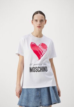 Moschino: Футболка  Fantasy с принтом