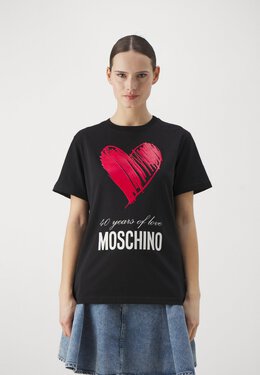 Moschino: Футболка  Fantasy с принтом