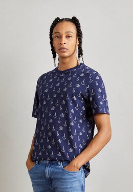 Scotch & Soda: Футболка с принтом 