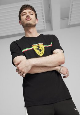 PUMA: Футболка  Ferrari с принтом