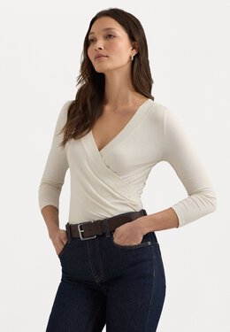 Lauren Ralph Lauren: Топ с длинным рукавом 