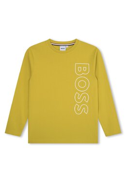 Boss Kidswear: Рубашка с длинным рукавом 