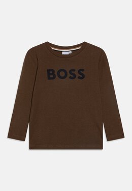 Boss Kidswear: Коричневый топ 