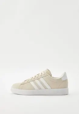 adidas: Бежевые кеды 