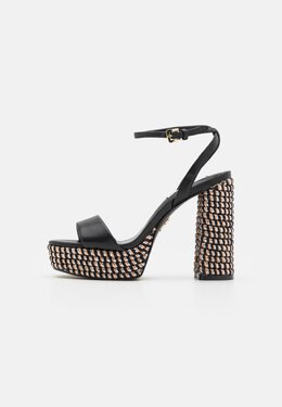 Steve Madden: Чёрные босоножки 