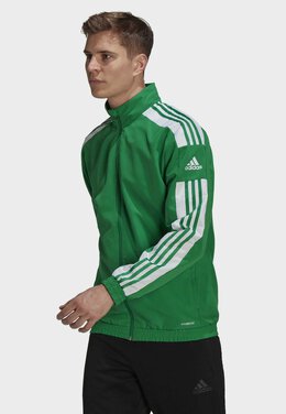 ADIDAS PERFORMANCE: Зелёная куртка 