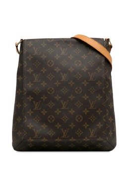 Louis Vuitton Pre-Owned: Коричневая сумка через плечо