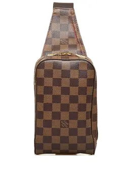 Louis Vuitton Pre-Owned: Коричневая сумка через плечо 