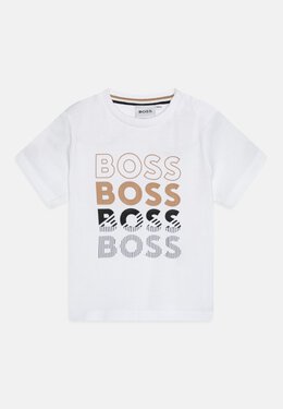 Boss Kidswear: Белая футболка 