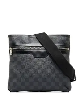 Louis Vuitton Pre-Owned: Чёрная сумка через плечо