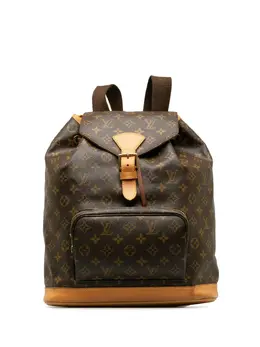 Louis Vuitton Pre-Owned: Коричневый рюкзак