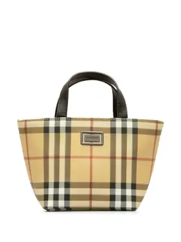 Burberry Pre-Owned: Бежевая сумка