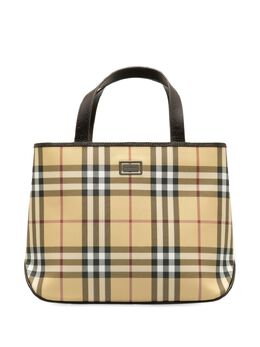 Burberry Pre-Owned: Бежевая сумка