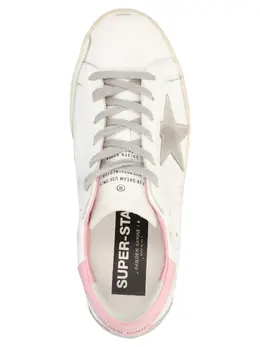 Golden Goose: Розовые кроссовки  Superstar sneakers