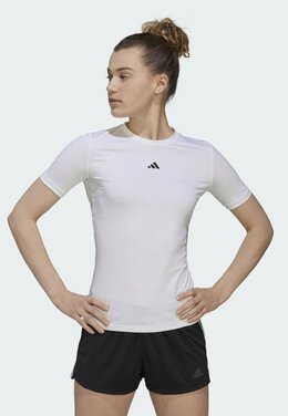 ADIDAS PERFORMANCE: Белая футболка 