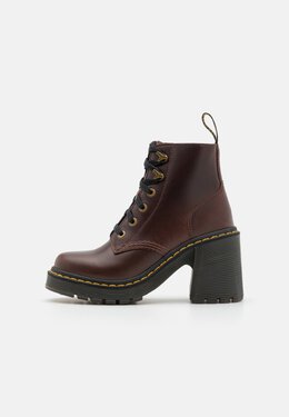 Dr. Martens: Тёмные ботинки 