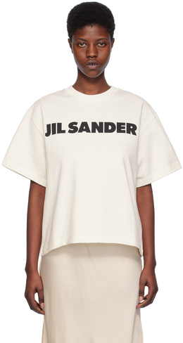 Jil Sander: Футболка с принтом 