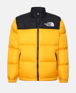 The North Face: Золотой пуховик