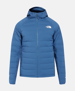 The North Face: Синий пуховик