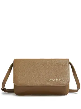 Marni: Коричневая сумка 