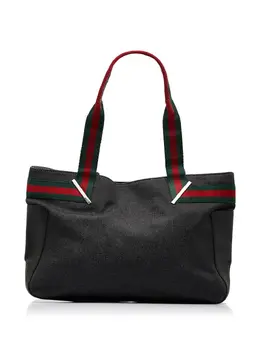 Gucci Pre-Owned: Сумка-шоппер в полоску