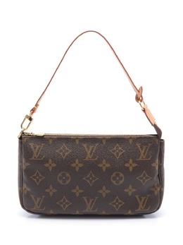 Louis Vuitton Pre-Owned: Коричневый клатч