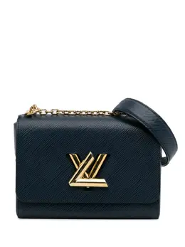 Louis Vuitton Pre-Owned: Голубая сумка через плечо