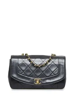 CHANEL Pre-Owned: Чёрная сумка через плечо 