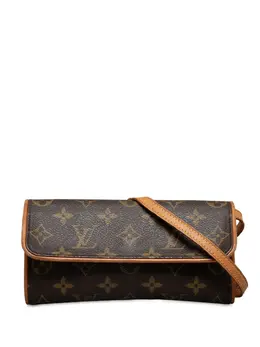 Louis Vuitton Pre-Owned: Коричневая сумка через плечо