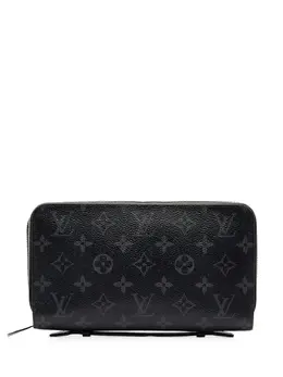 Louis Vuitton Pre-Owned: Чёрный кошелёк 