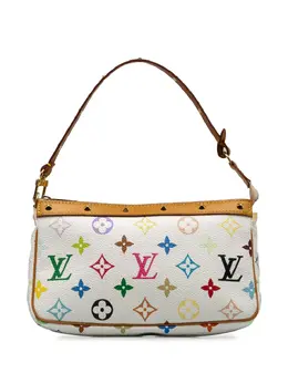 Louis Vuitton Pre-Owned: Белый клатч