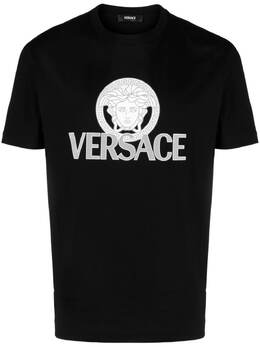 Versace: Чёрная футболка