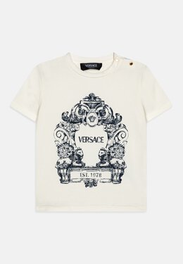 Versace: Футболка с принтом 