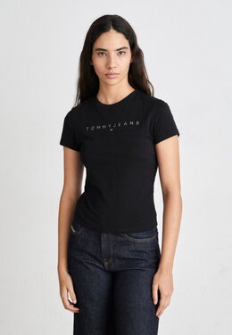 Tommy Jeans: Футболка с принтом