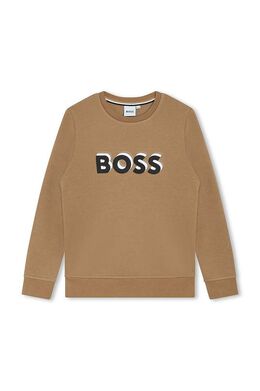 BOSS: Бежевая толстовка 