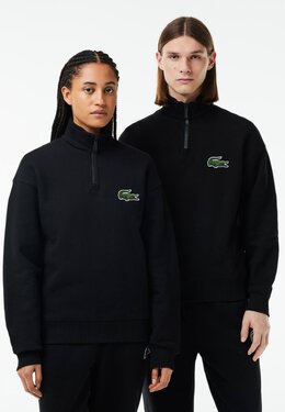 Lacoste: Чёрная толстовка 