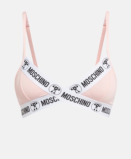 Moschino Underwear: Розовый бюстгальтер