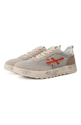 Premiata: Бежевые кроссовки 