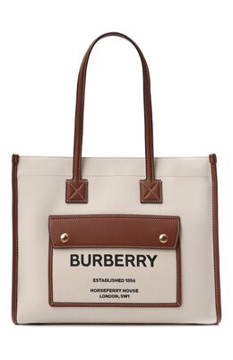 Burberry: Сумка с принтом 