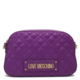 Love Moschino: Фиолетовая сумка 