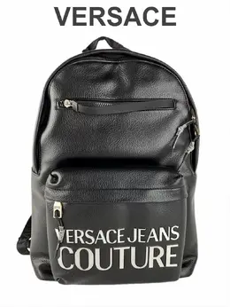 Versace Jeans Couture: Чёрный рюкзак 