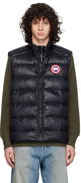 Canada Goose: Чёрный жилет  Crofton