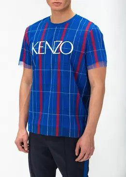 Kenzo: Синяя футболка